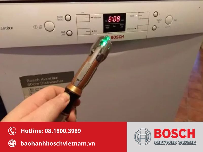 Bảo hành Bosch Việt Nam cung cấp dịch vụ sửa lỗi E09 máy rửa bát Bosch chuyên nghiệp