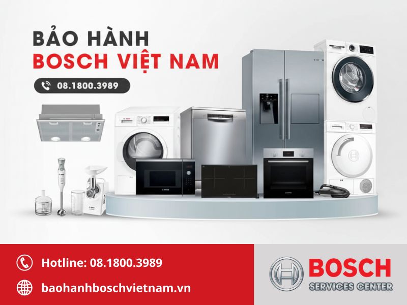 Bảo hành Bosch Việt Nam xử lý lỗi E02 máy rửa bát Bosch toàn diện